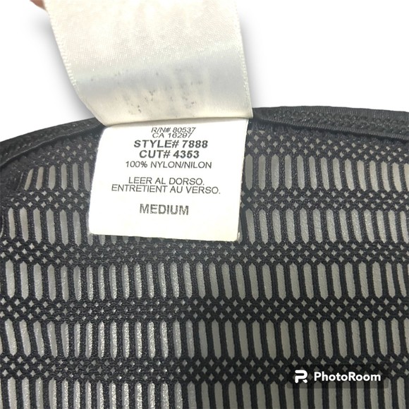 Black Mesh Swim Suit Cover Up - Picture 4 of 6